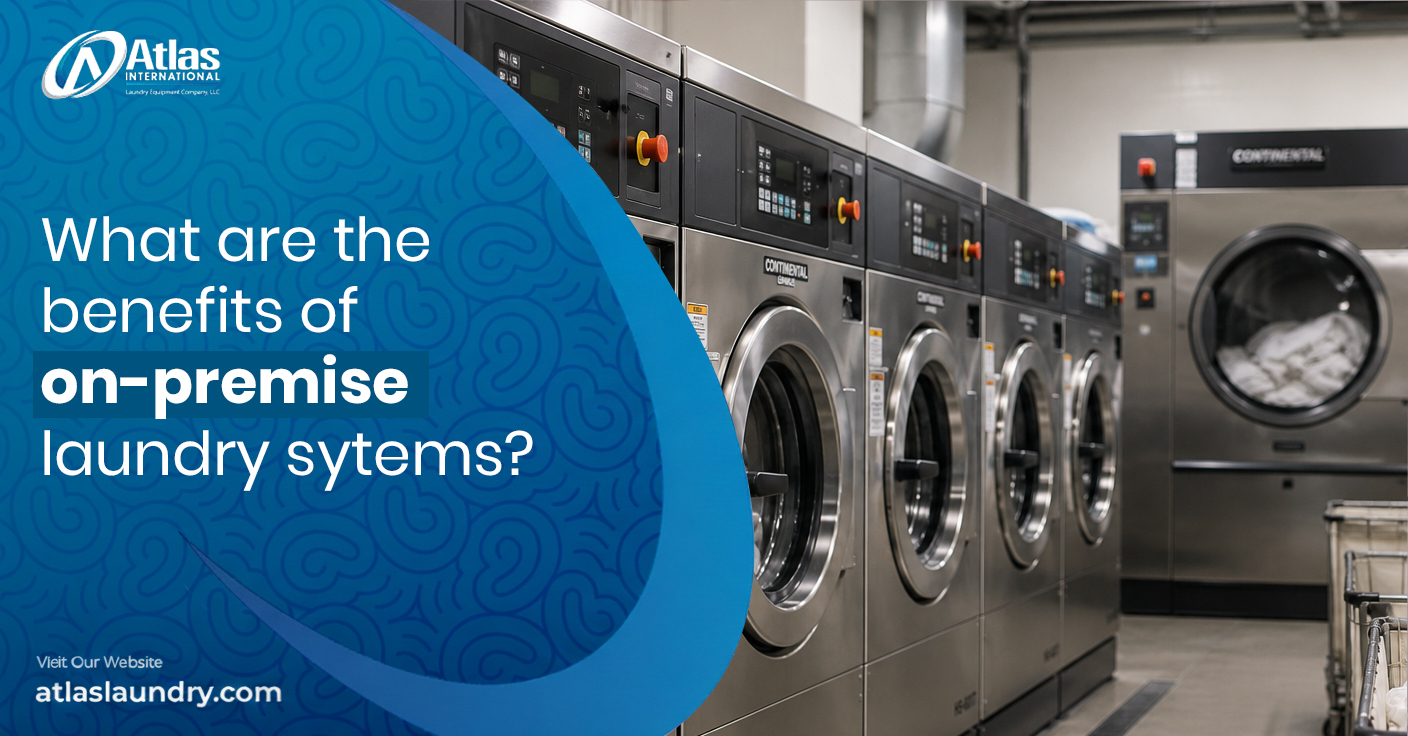 On premise laundry equipment